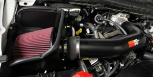 Ford F250 Performance Air Intake - K&N Engineering - KN 77 Metal Intake - `17-`19